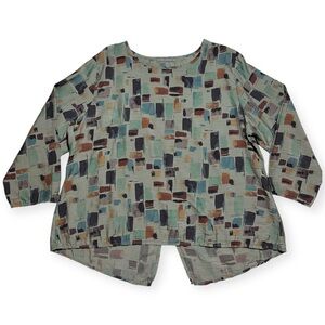 Cut Loose Wm’s Sea Glass Cropped Top In Clay Sz XL